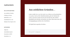 Desktop Screenshot of myeisenbahn.de