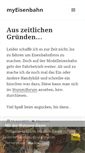 Mobile Screenshot of myeisenbahn.de