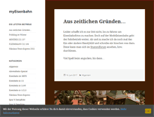 Tablet Screenshot of myeisenbahn.de